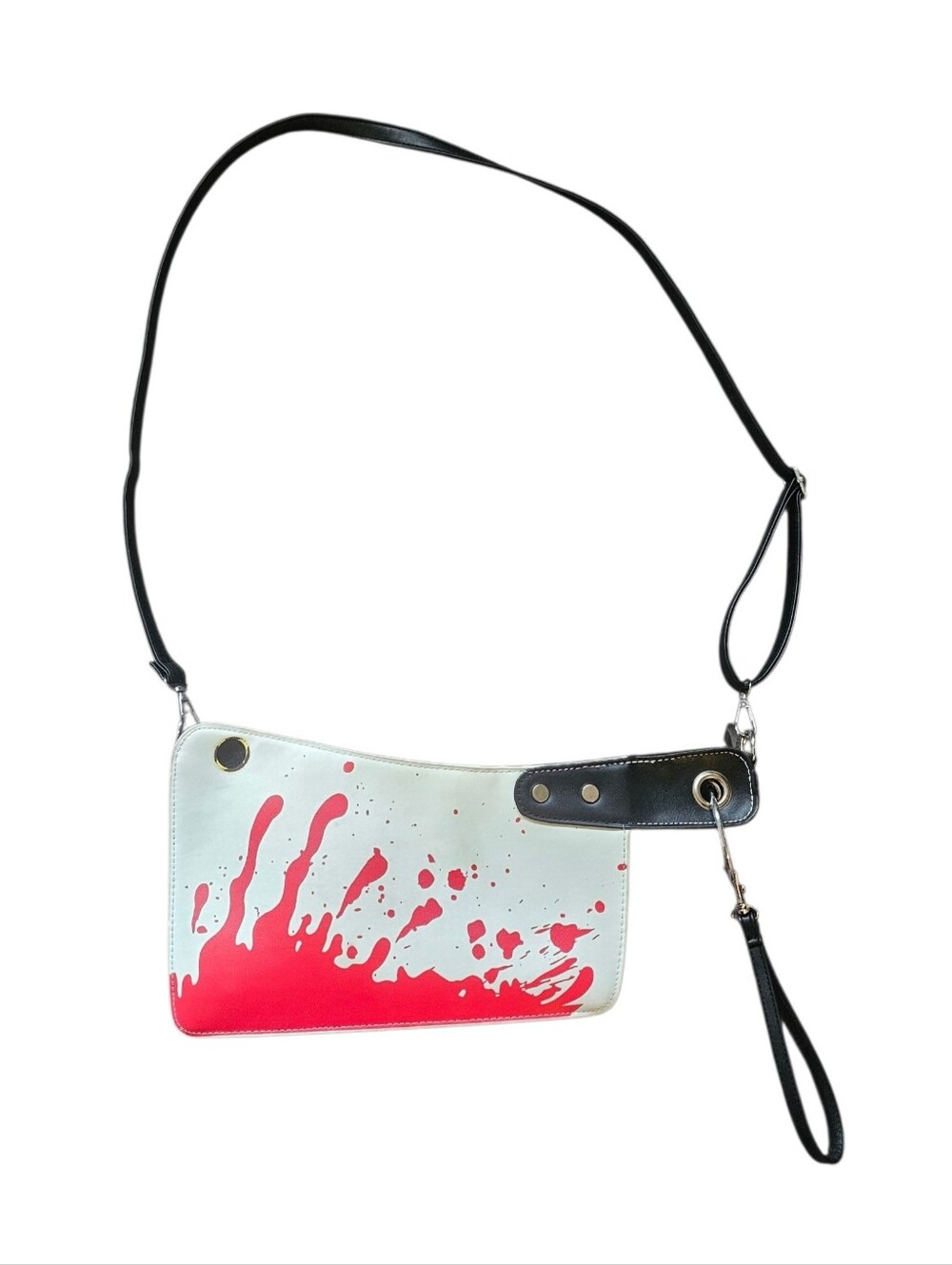 Bloody Clever Purse Knife Shaped Crossbody Horror Bag